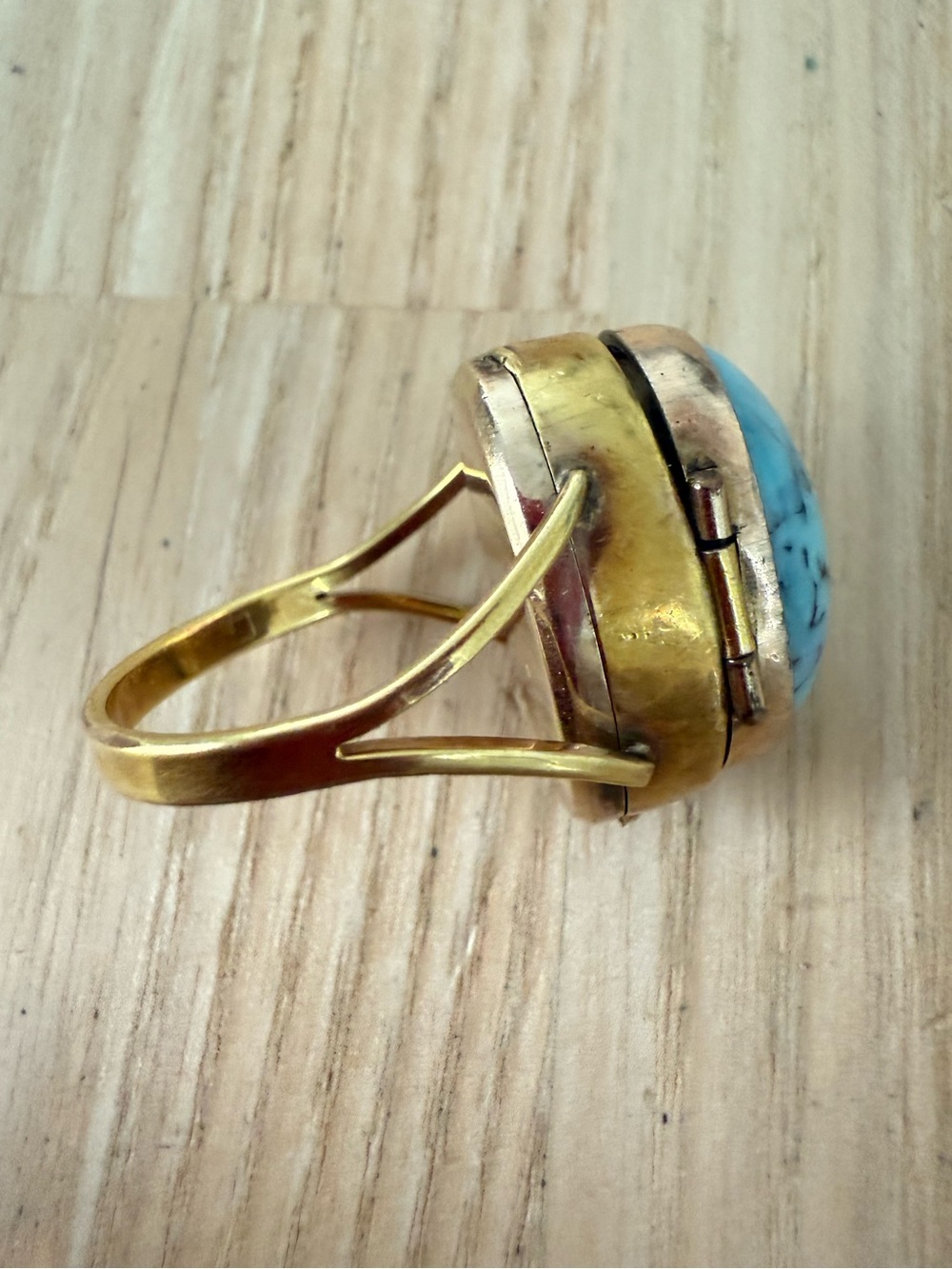 Vintage RARE Buren Rival mechanical watch ring gold tone NEEDS SERVICE - Picture 5 of 8